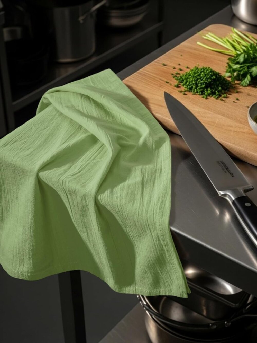 Sage Green Flour Sack Towels [12 Pack-28 x 28 In]100% Cotton - Picture 7 of 7